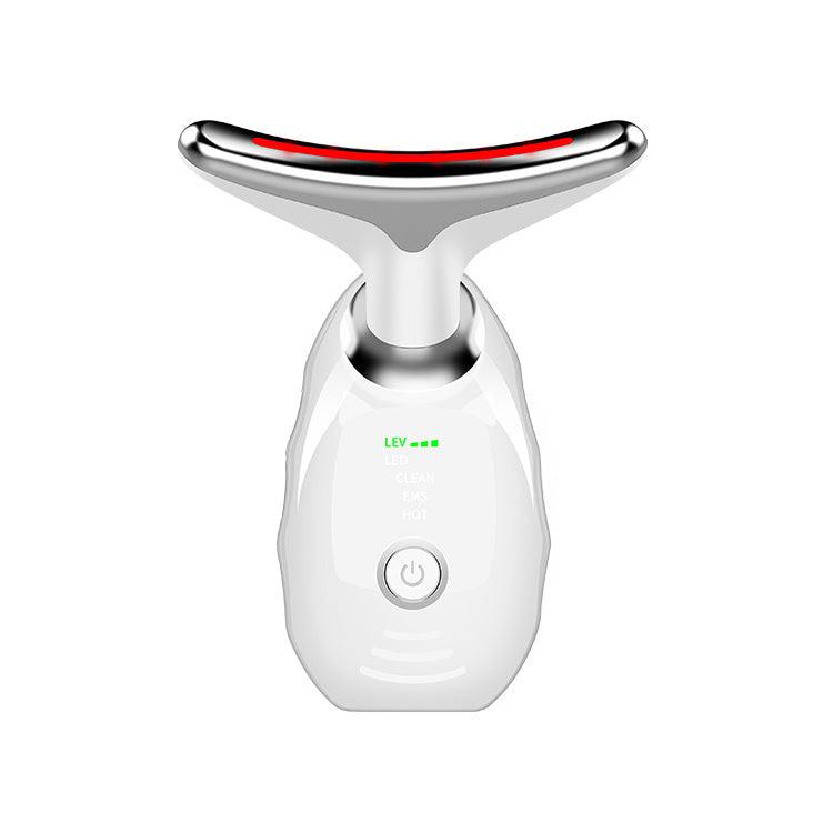 Neck Face Beauty Device, Skin Care Facial Massager, 3 In 1 Portable Face Massager For Skin Care, Face Sculpting Tool, Vibration, Thermal, Microcurrent - CalmViva